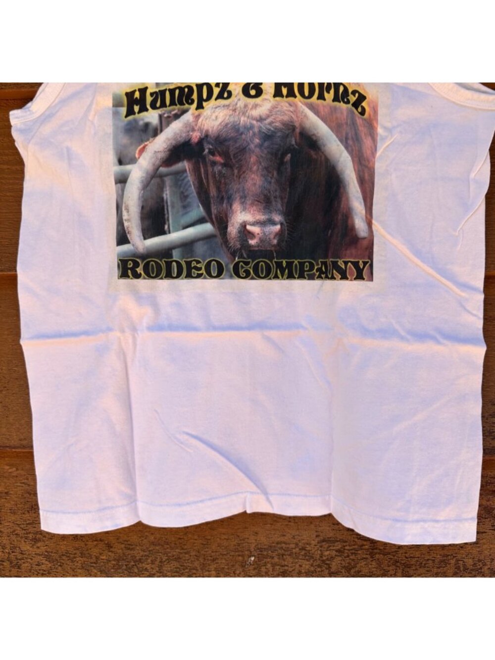 Vintage 2006 Humps & Horns Rodeo Graphic Tank Top Adult Small White Anvil Pre-Sh - Picture 5 of 9